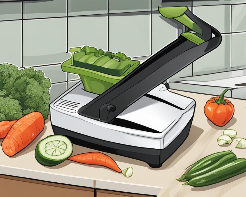 Keukenapparatuur voor groentesnijden