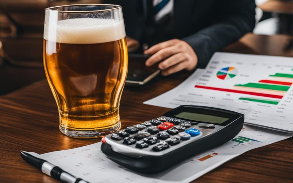 berekening van de hoeveelheid bier die je kunt drinken