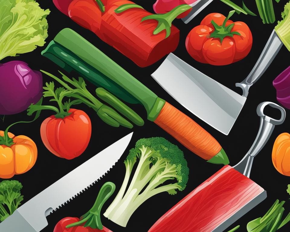 keukenhulpmiddelen voor groentesnijden