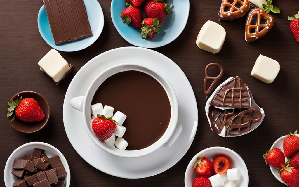 pure chocolade fondue