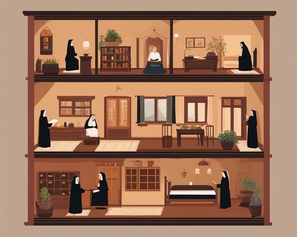 dagelijkse routine nonnen