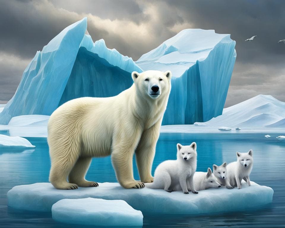 welke dieren wonen op de noordpool