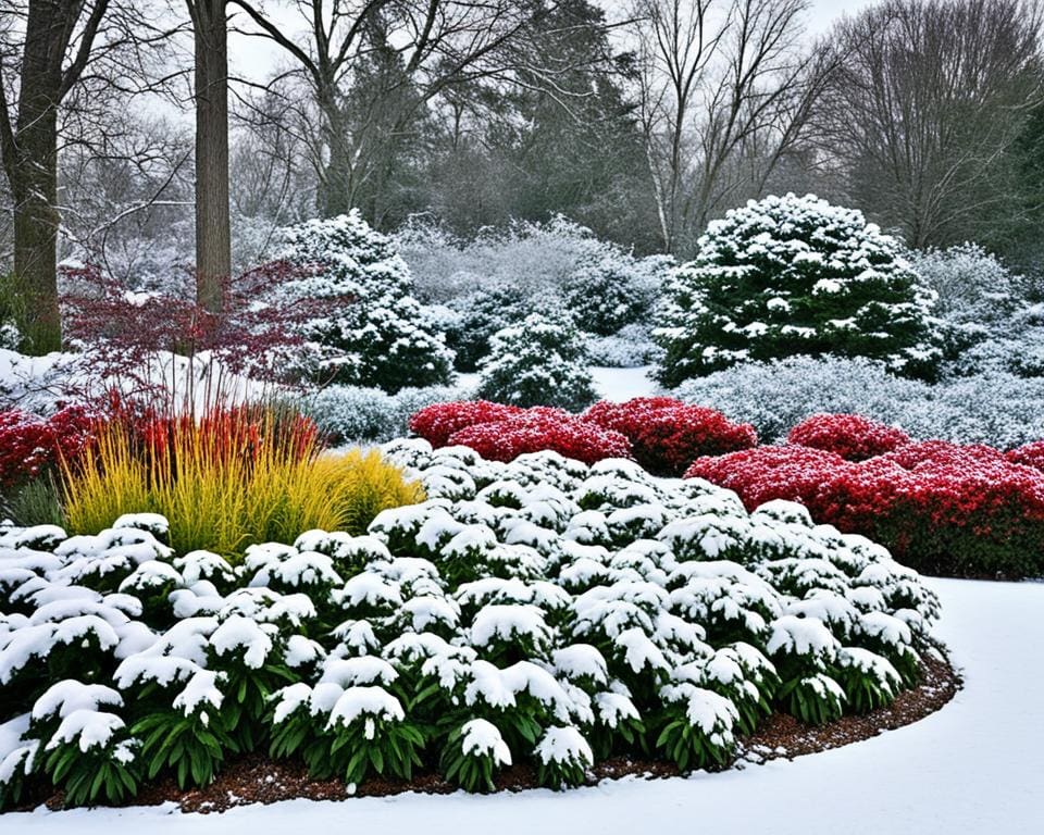 kleurrijke planten in de winter