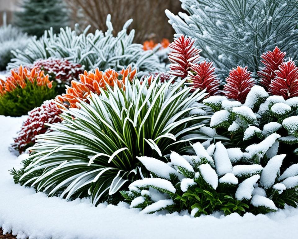 vaste planten in de winter