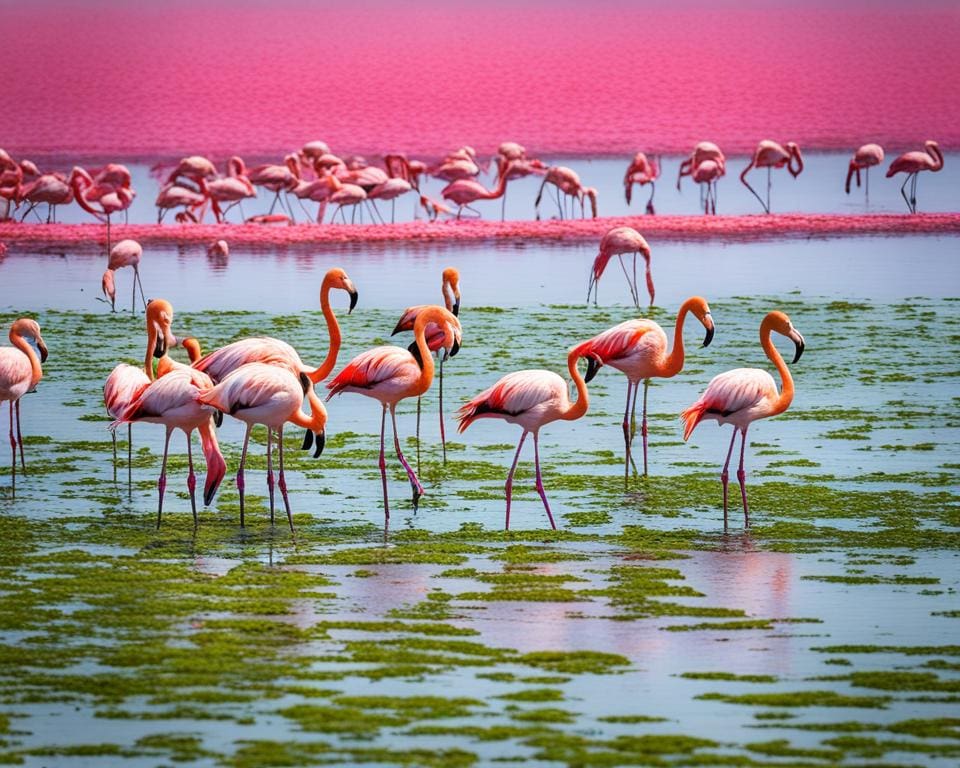 voeding flamingo's