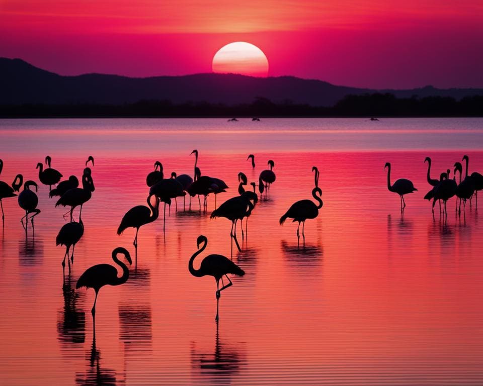 waarom zijn flamingos roze