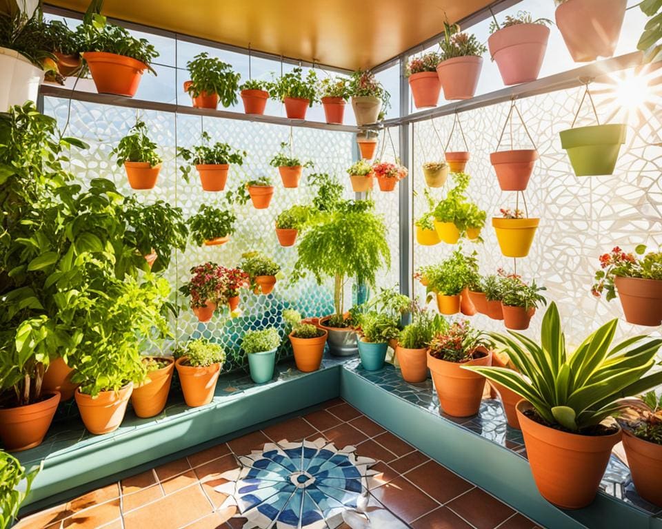 Balkon planten zomer