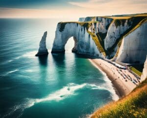 Bezoek de Kliffen van Étretat, Frankrijk