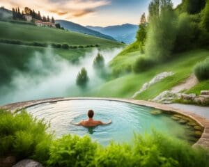 Neem een bad in de thermale bronnen van Saturnia, Italië