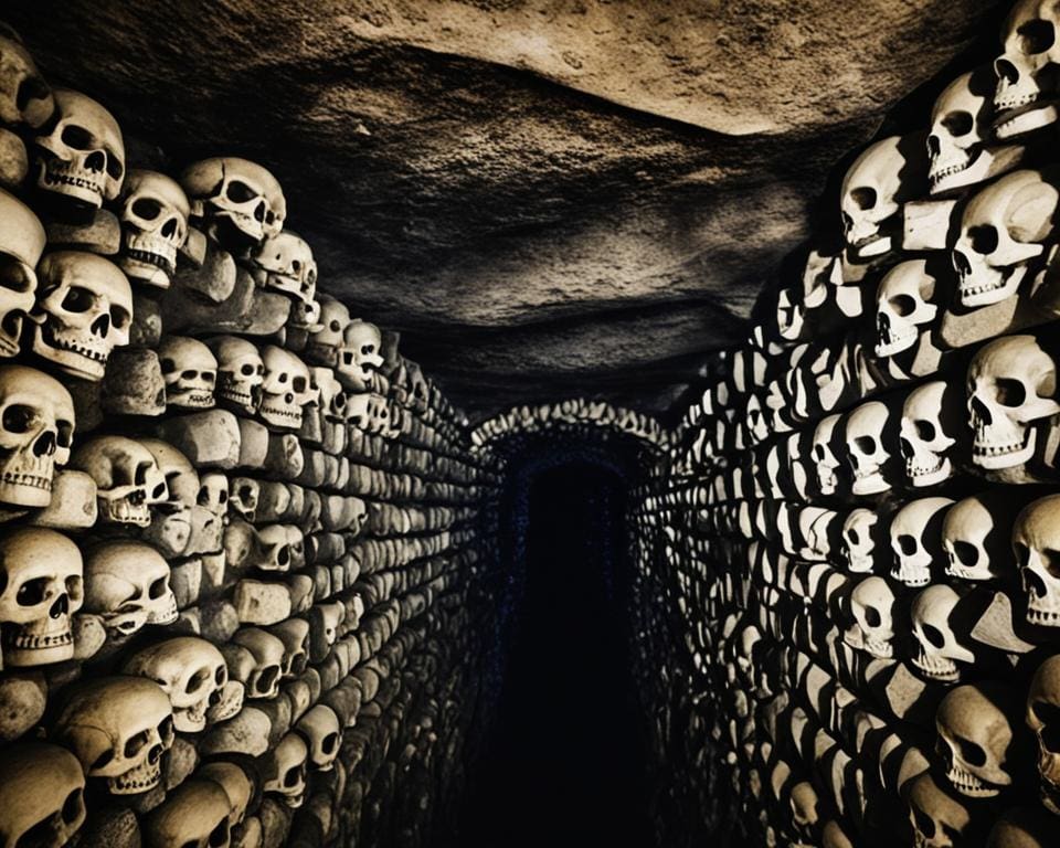 Verken de catacomben van Parijs, Frankrijk