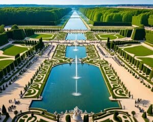 Wandel door de tuinen van Paleis Versailles, Frankrijk