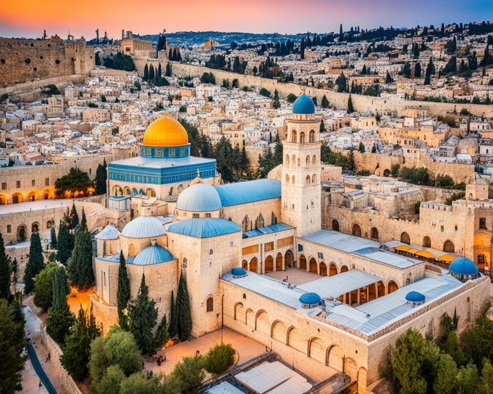 culturele ervaring in oude stad Jeruzalem