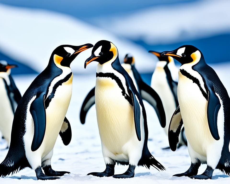 pinguïns in de poolgebieden