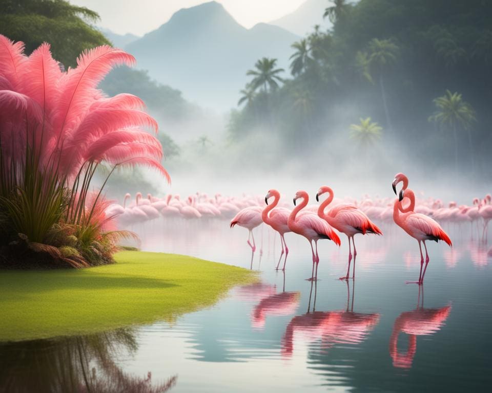 flamingo leefgebied