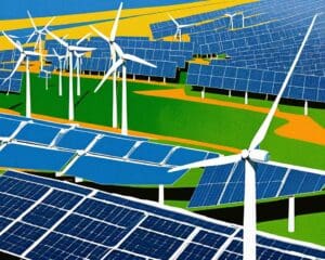 Groene energiebronnen: zonne- en windenergie