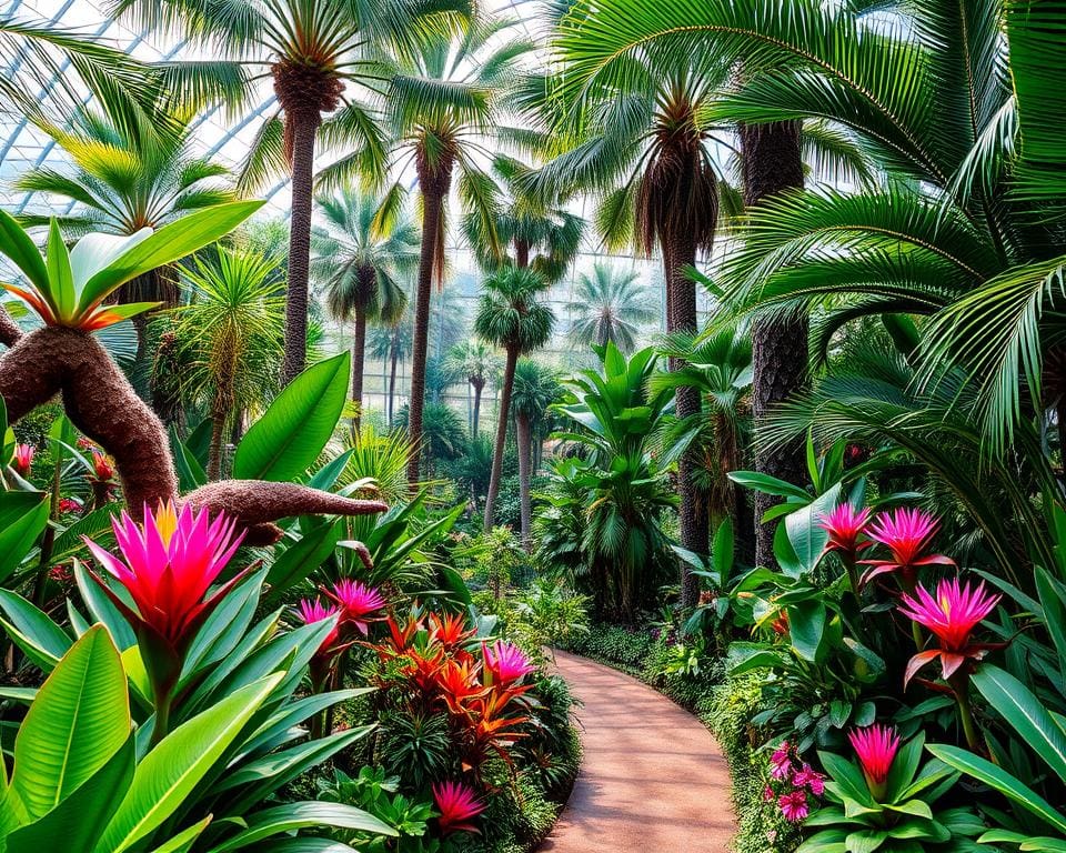 Bezoek een botanische tuin vol exotische planten