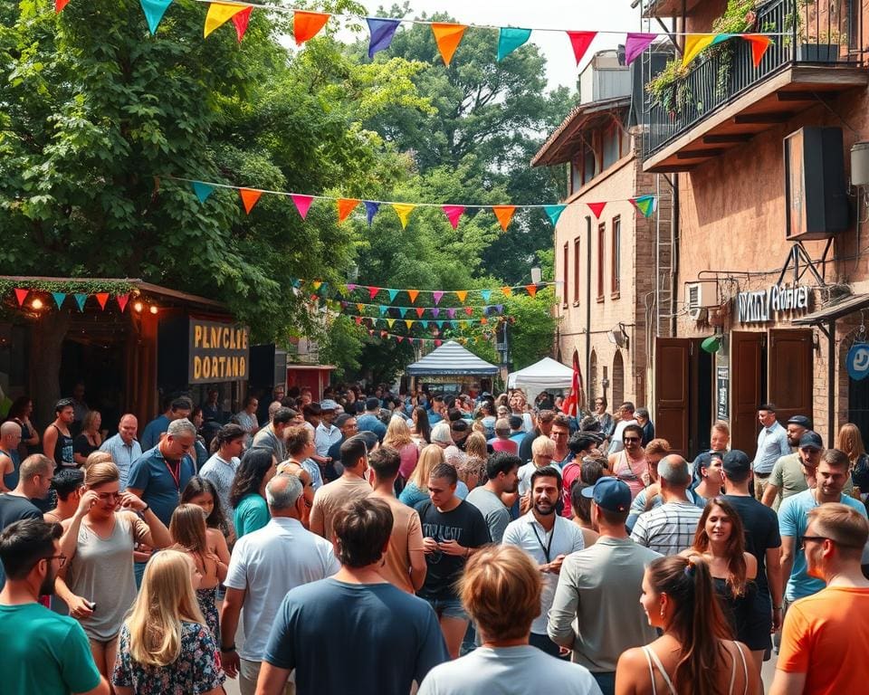 Bezoek een festival met performances op onverwachte plekken