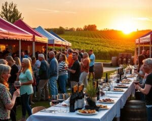 Bezoek een wijnfestival vol lokale en internationale smaken