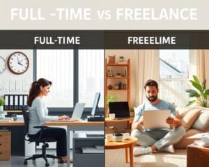 Het verschil tussen fulltime en freelance werken