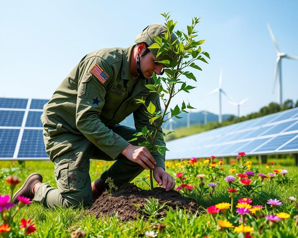 Militaire milieuactivisme en groene initiatieven