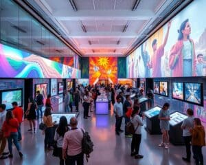 Ontdek een museum met interactieve tentoonstellingen