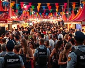 Openbare orde handhaving tijdens festivals en grote evenementen