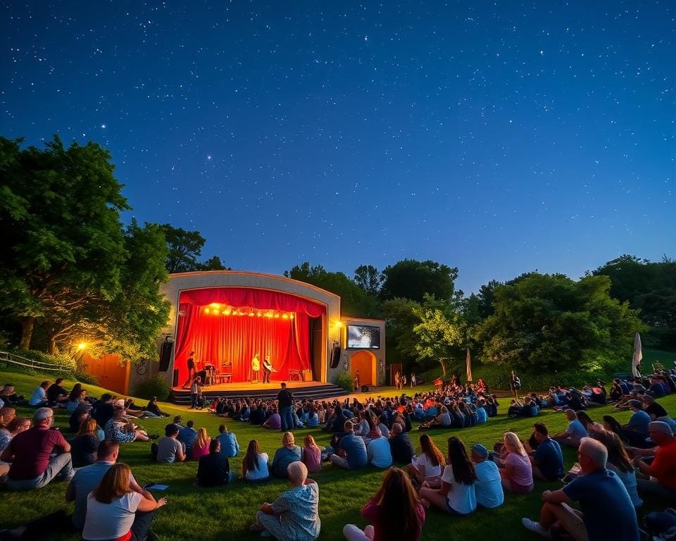 Outdoor theater optreden