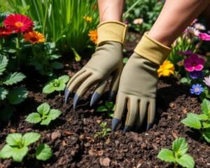 Tuinhandschoenen met klauwen: Makkelijk graven en wieden