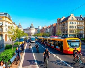 Verkeersoplossingen voor Belgische steden: meer fiets of openbaar vervoer?