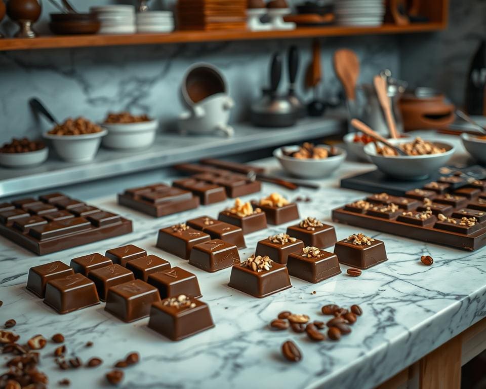 ambachtelijke chocolade maken