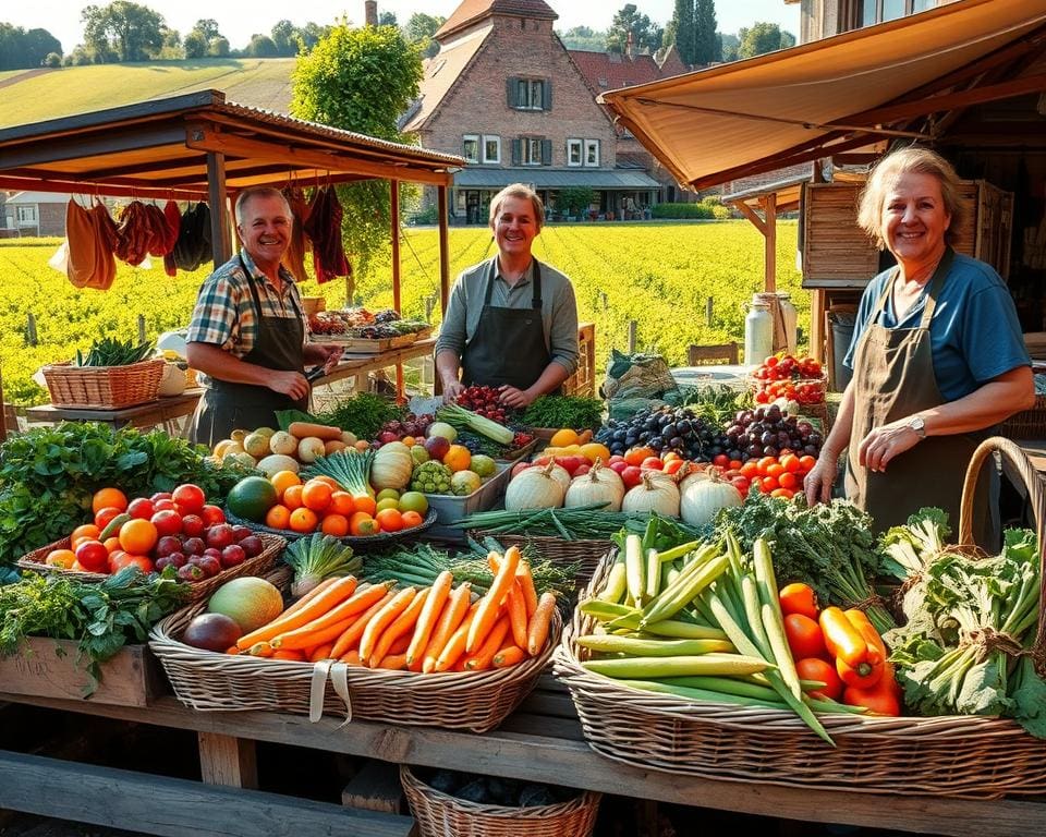 lokaal geproduceerd voedsel