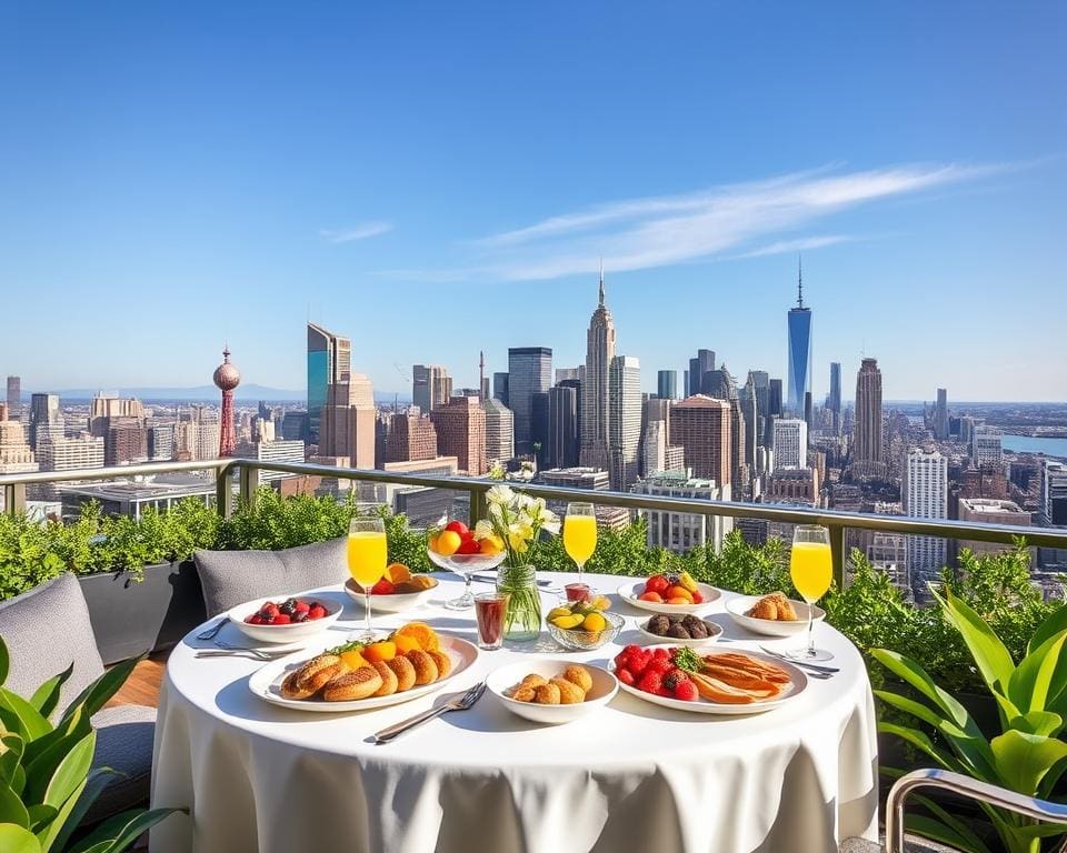 rooftop brunch