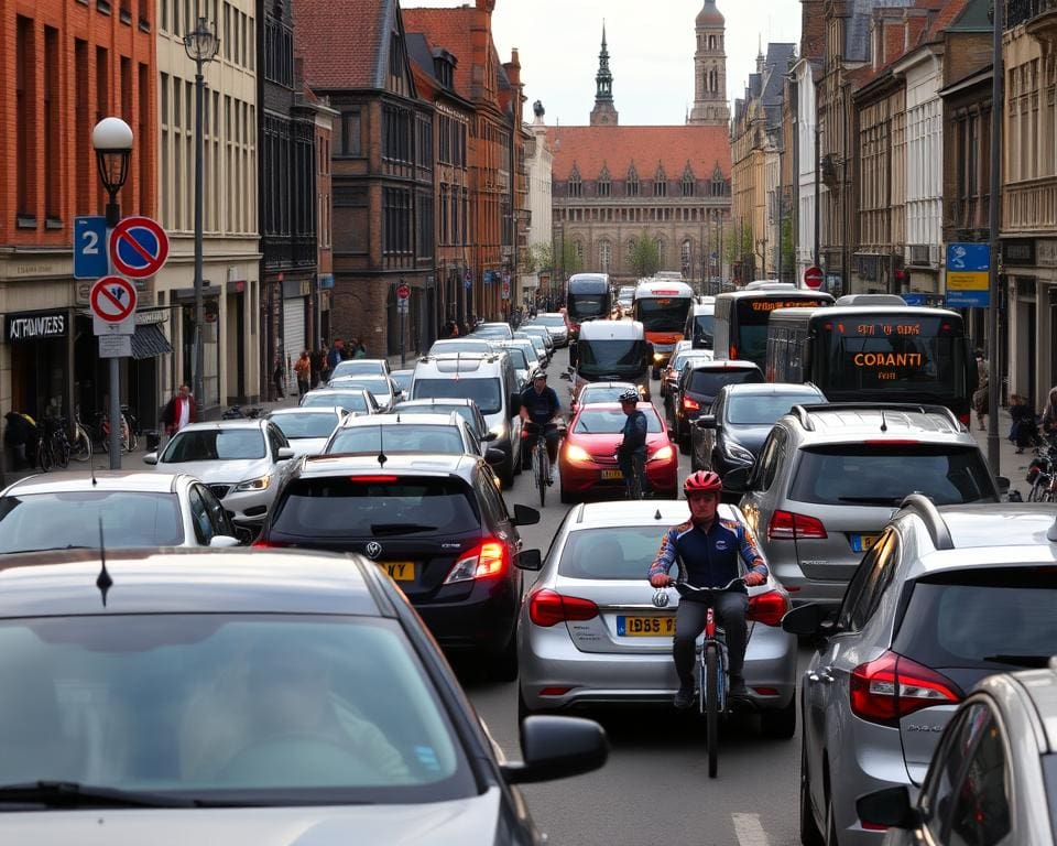 verkeersproblemen in Belgische steden