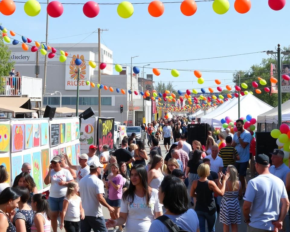 Festivalweekend met kunst, straattheater en muziekoptredens